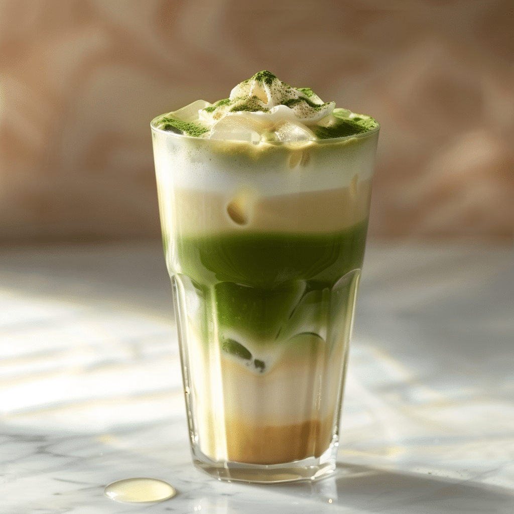 Iced Honey Matcha Latte Recipe - Recipe Image