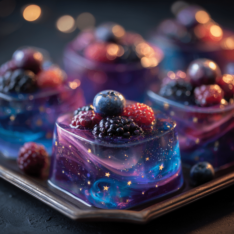 Galaxy Fruit Jelly Cups Recipe