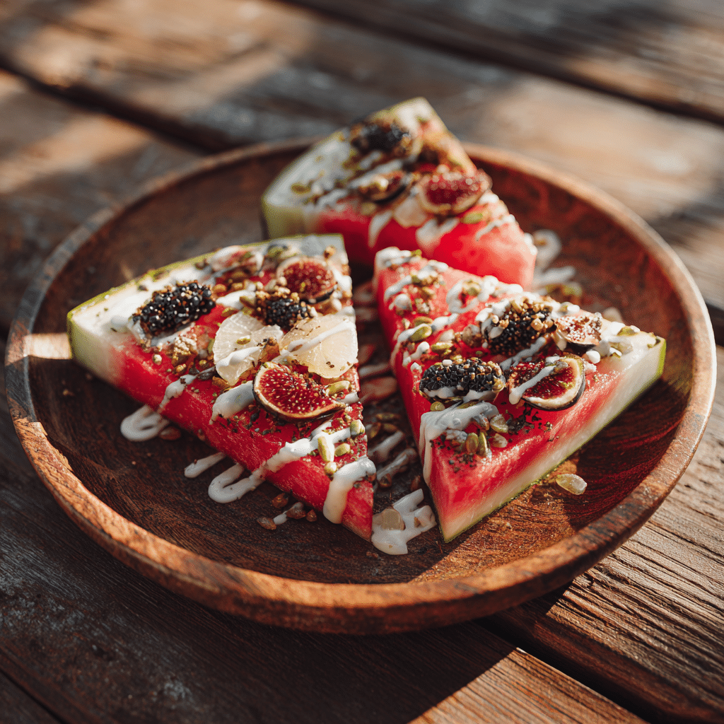 Watermelon Pizza Slices Recipe - Recipe Image