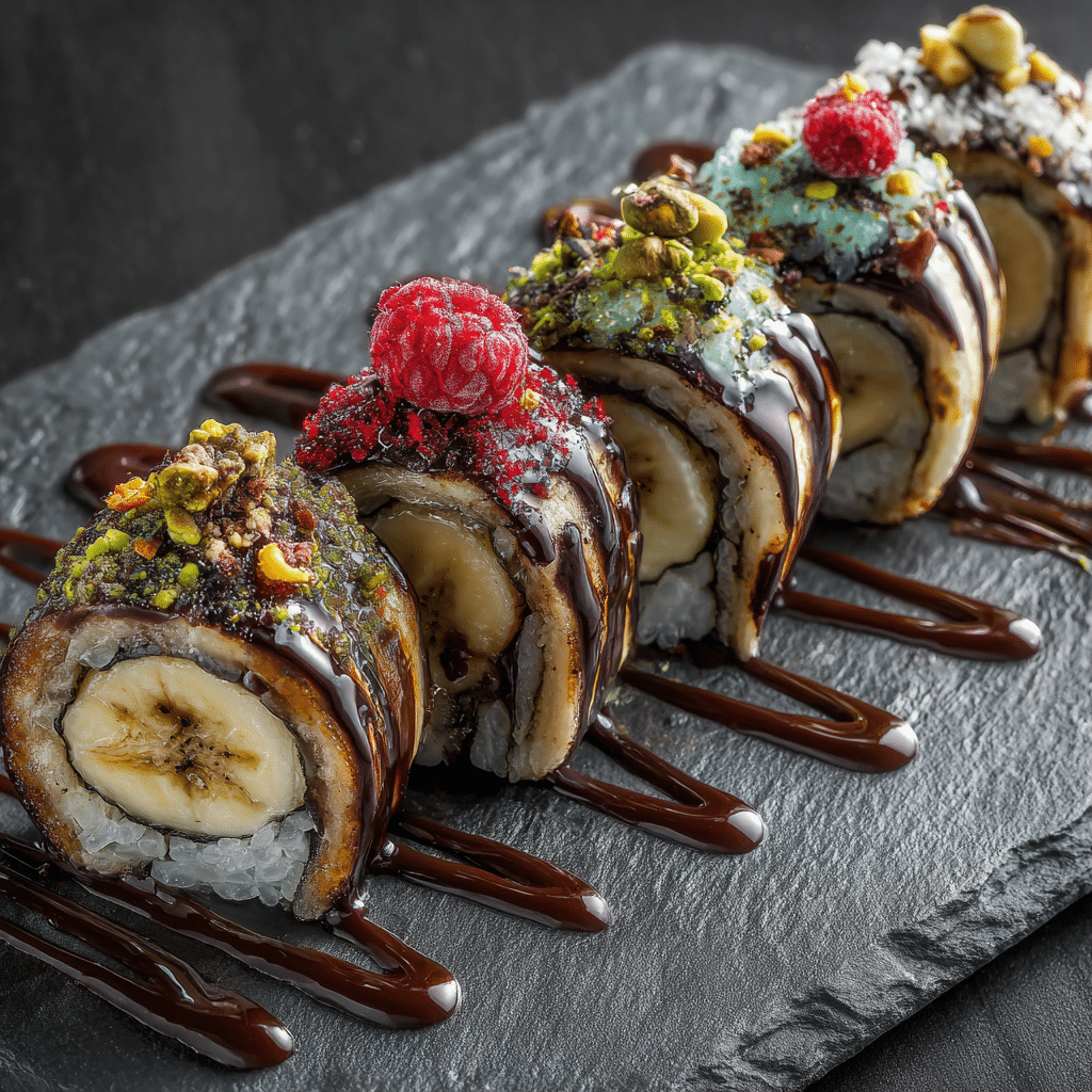 Chocolate Banana Sushi Rolls Recipe