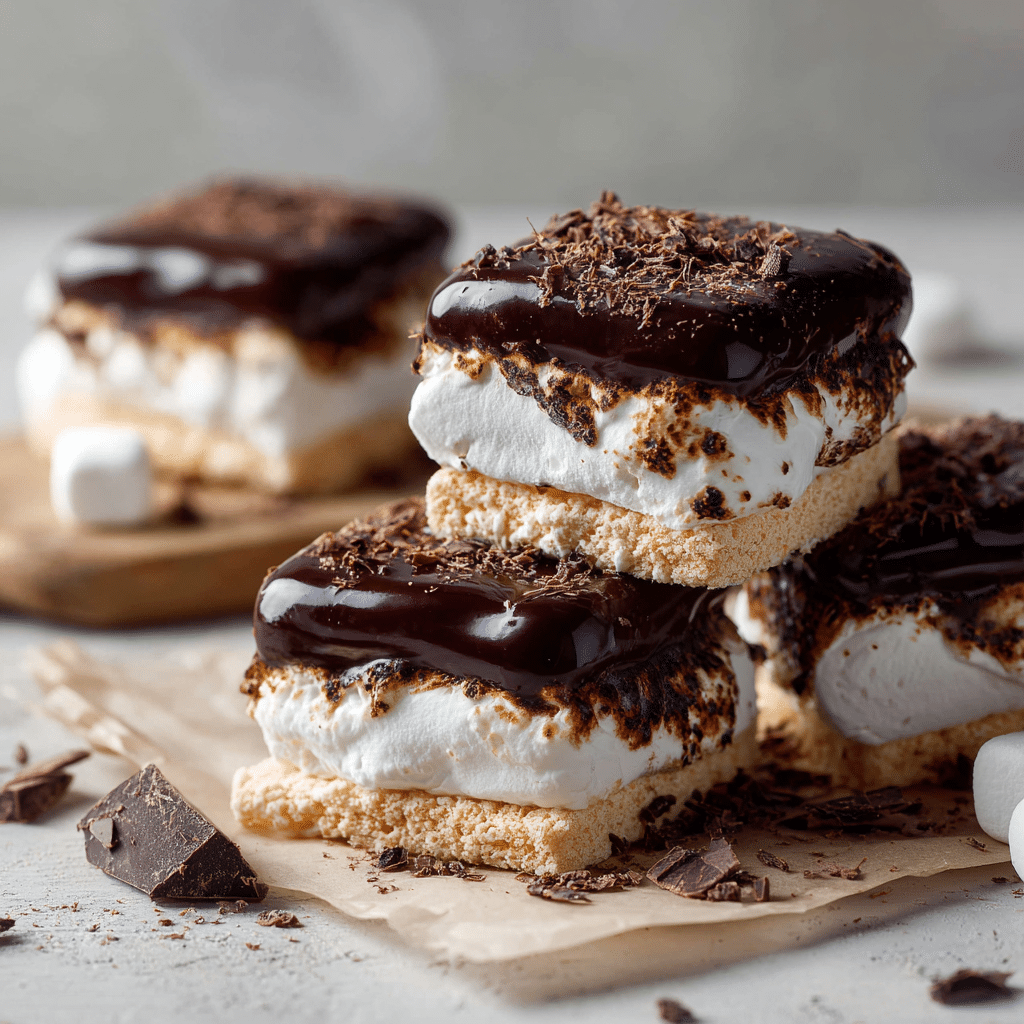 Marshmallow Chocolate Sandwiches Recipe