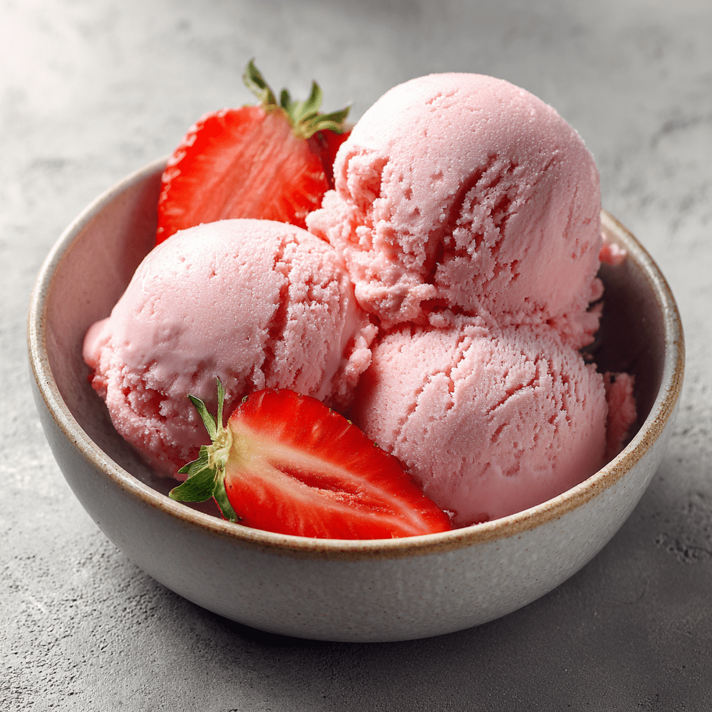 Instant Strawberry Ice Cream (No Cream) Recipe