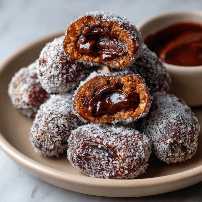 Frozen Nutella Stuffed Dates Recipe