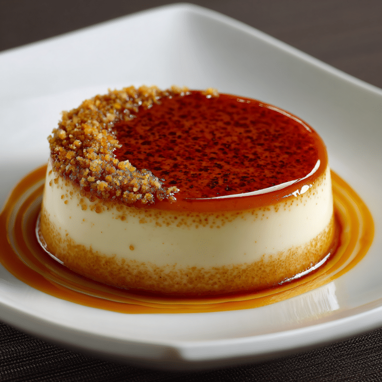Caramel Disk with Cream Touch Recipe