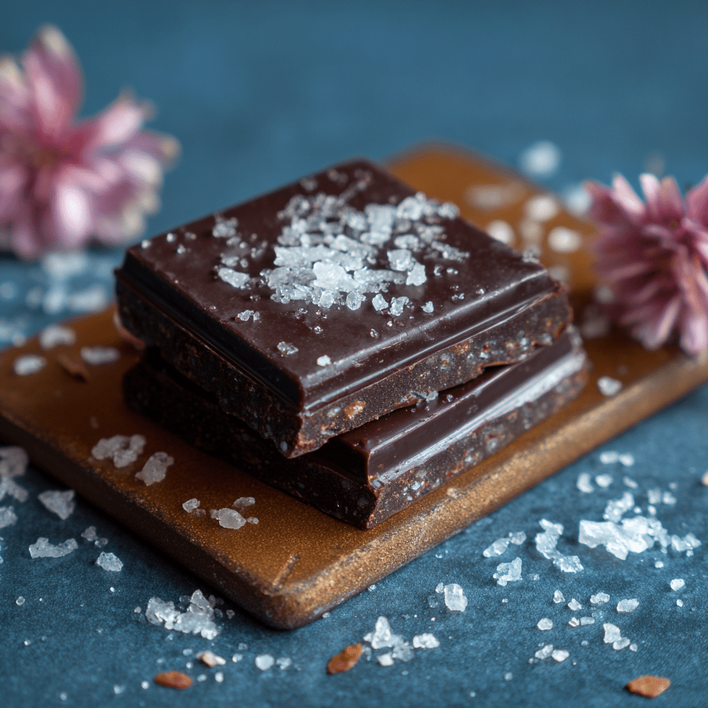 Dark Chocolate Square with Sea Salt Recipe