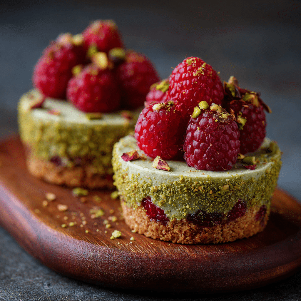 Raspberry Pistachio Dust Cups Recipe