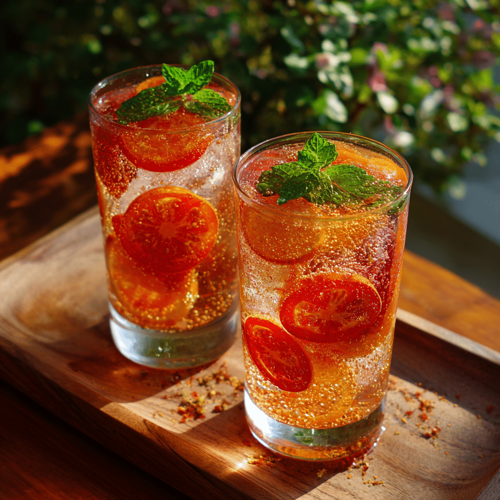 Tomato Water & Citrus Crystal Drink Recipe - Recipe Image