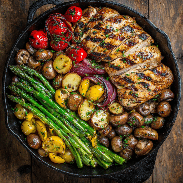 Grilled Chicken with Veggies Recipe