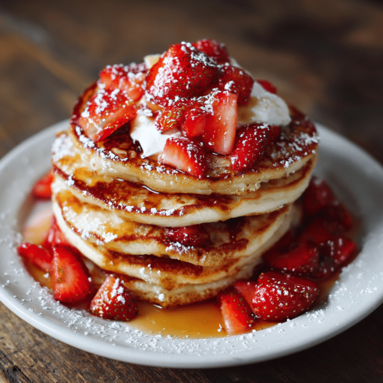 Strawberry Pancakes Recipe