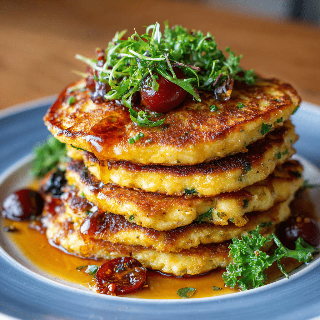 Savory Cheese Pancakes Recipe