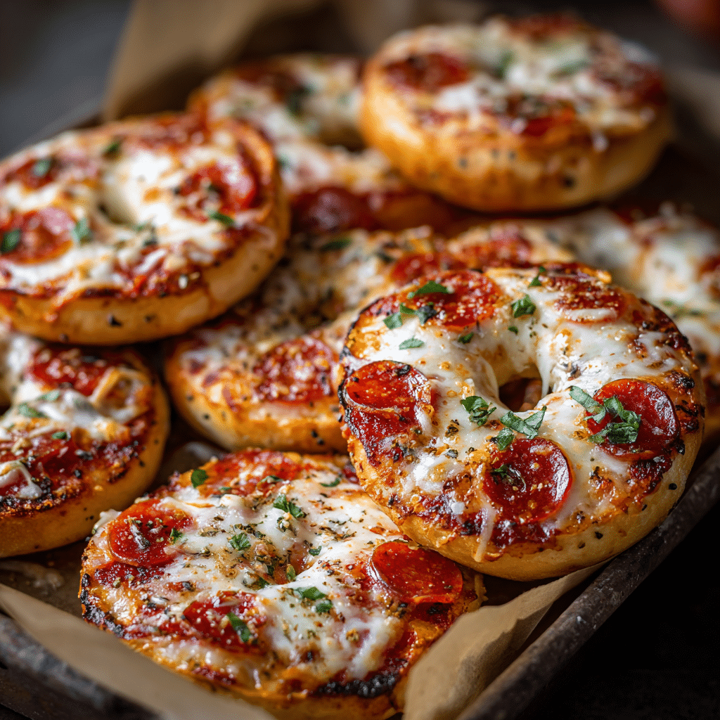 Mini Pizza Bagels Recipe
