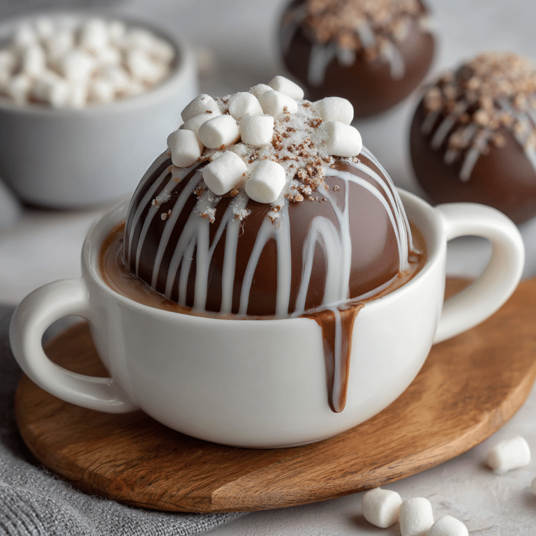 Hot Chocolate Bombs Recipe