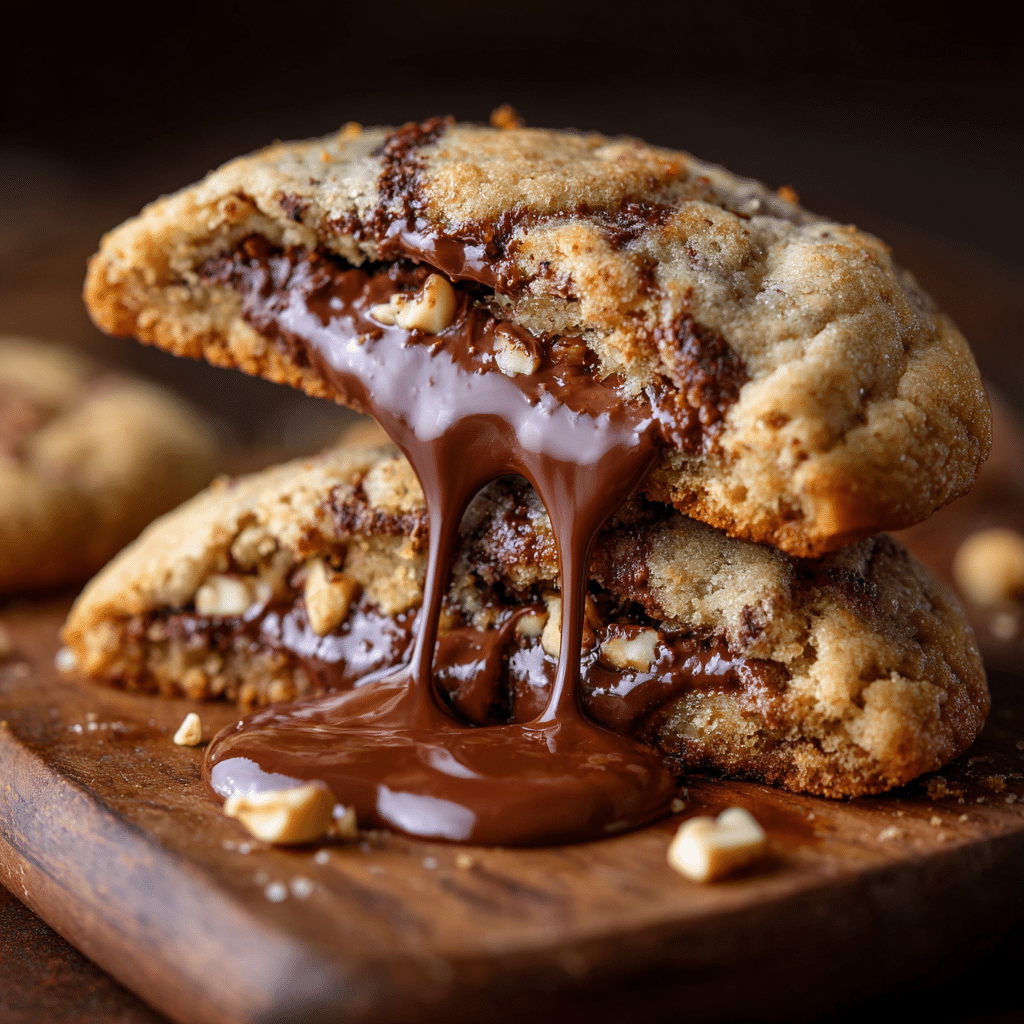 Nutella Stuffed Cookies Recipe