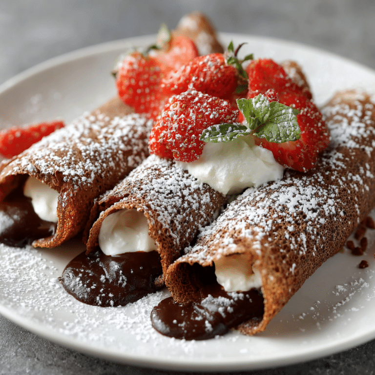 Chocolate Crepes Recipe