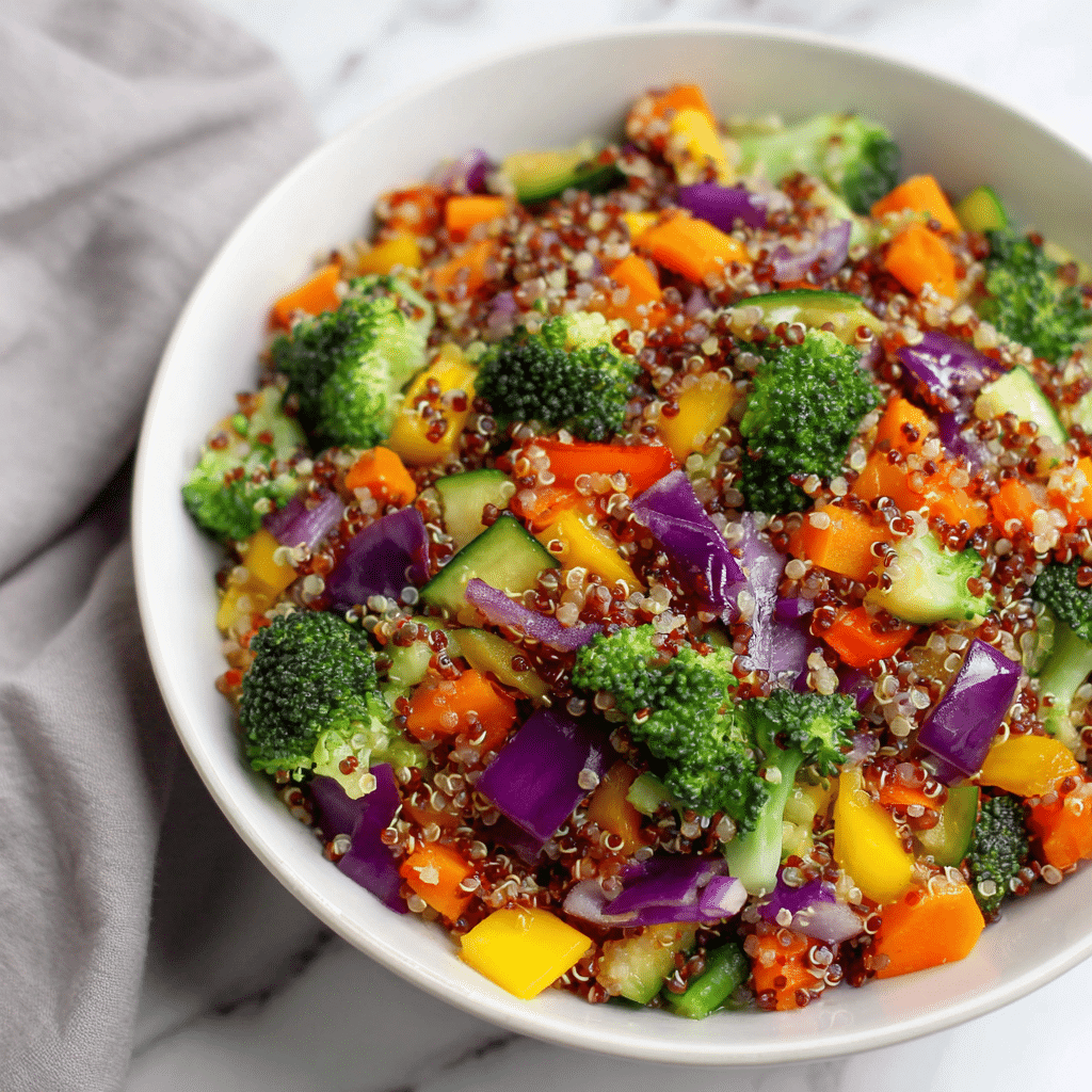 Quinoa Veggie Salad Recipe - Recipe Image