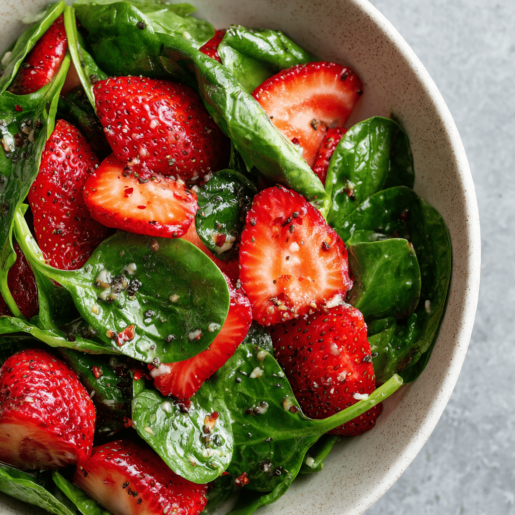 Strawberry Spinach Salad Recipe - Recipe Image