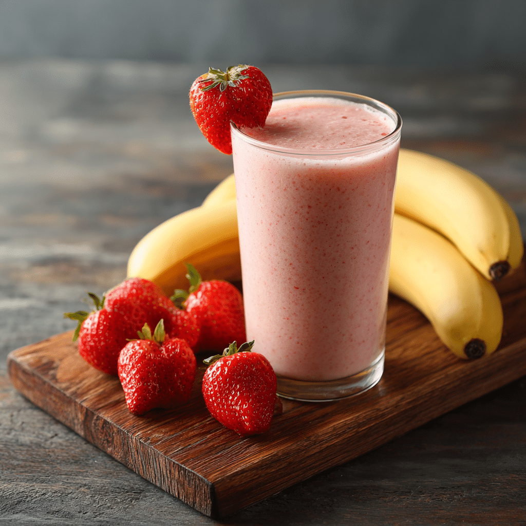 Banana Strawberry Smoothie Recipe