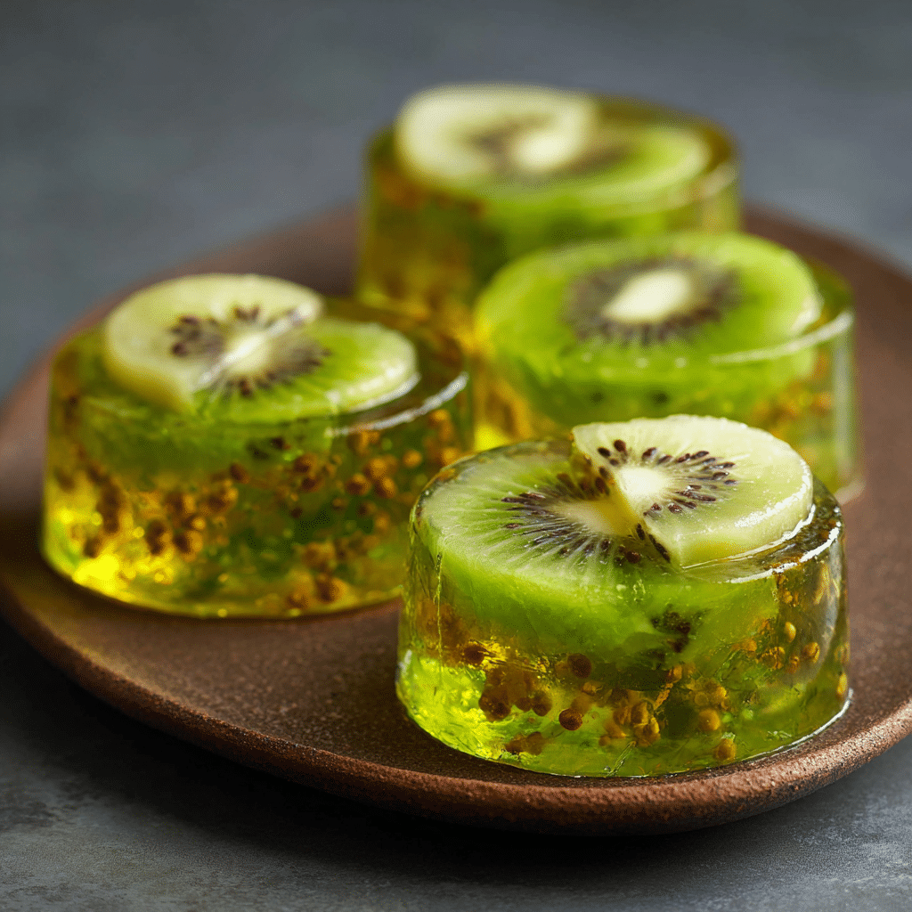 Kiwi Jelly Cups Recipe - Recipe Image
