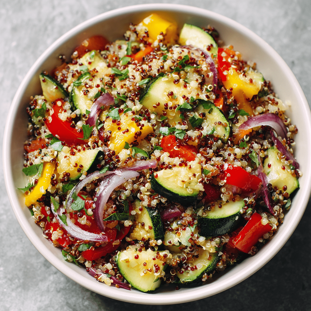 Quinoa Veggie Salad Recipe