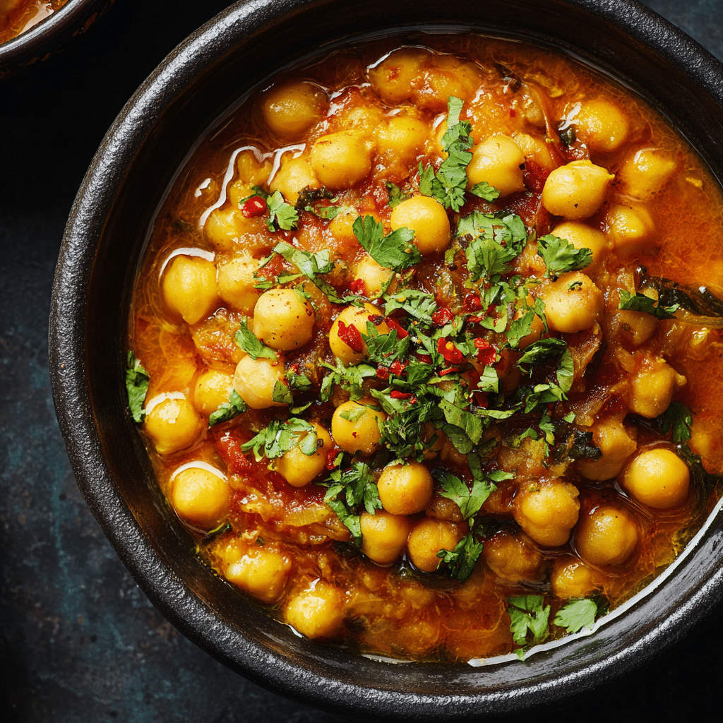 Chickpea Curry Recipe - Recipe Image