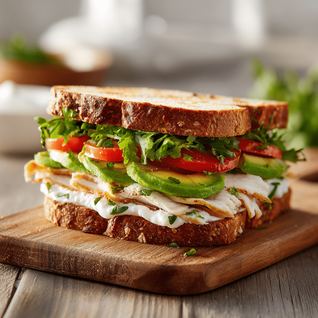 Turkey Avocado Sandwiches Recipe