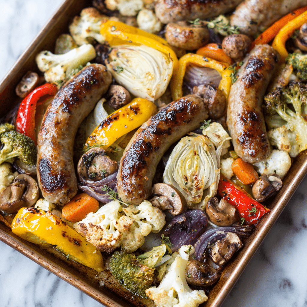 Sausage & Veggie Sheet Pan Dinner Recipe