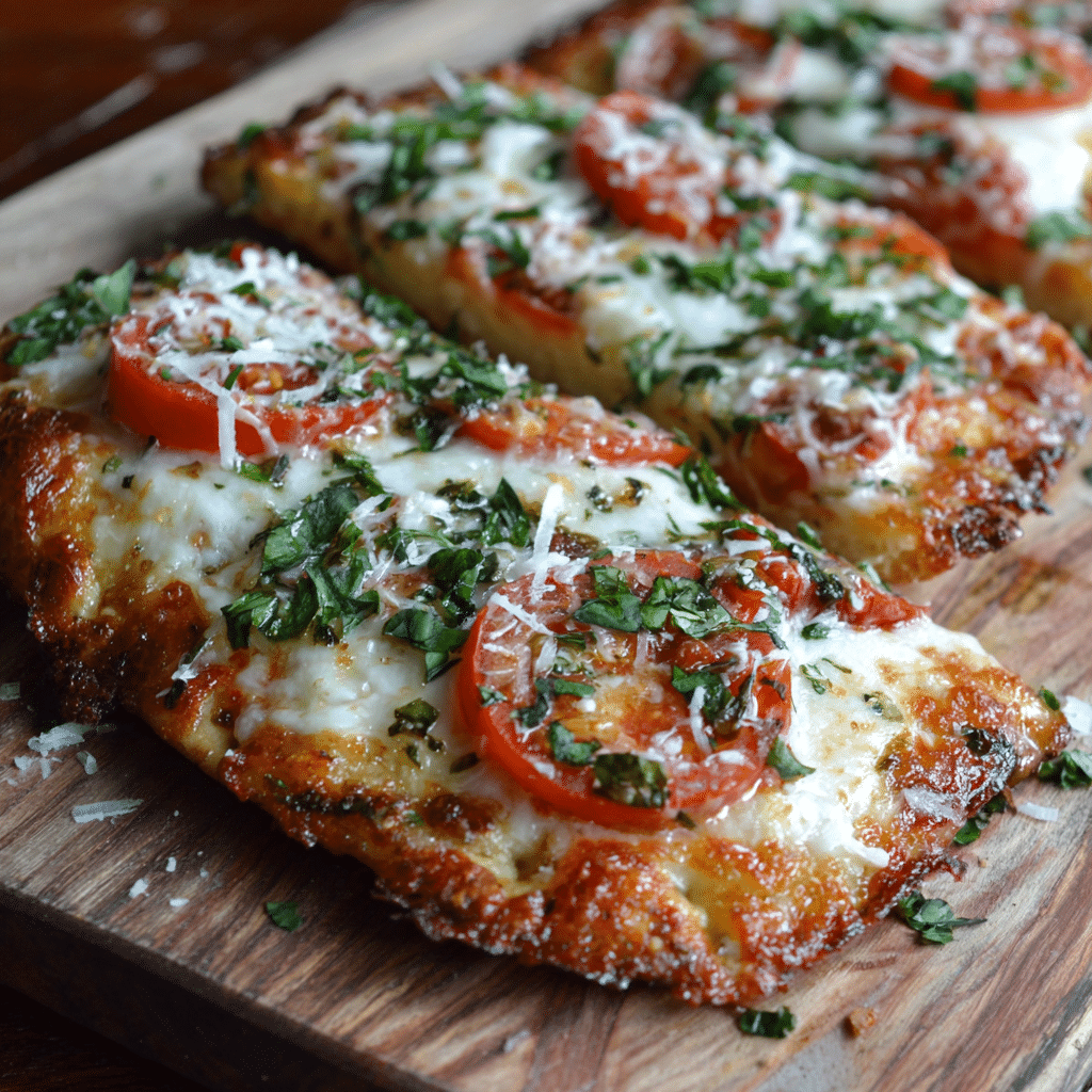 Margherita Flatbread Pizza Recipe