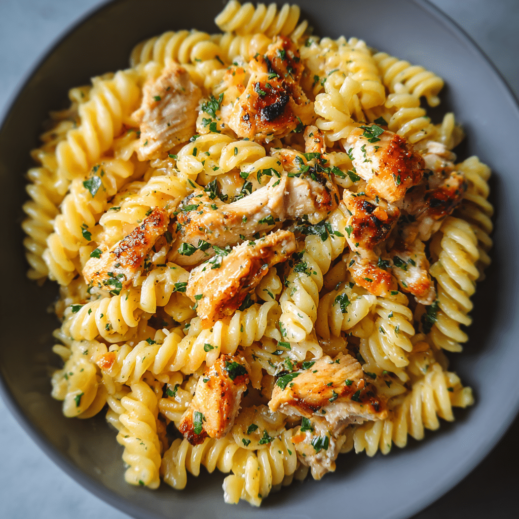 Garlic Butter Chicken Pasta Recipe