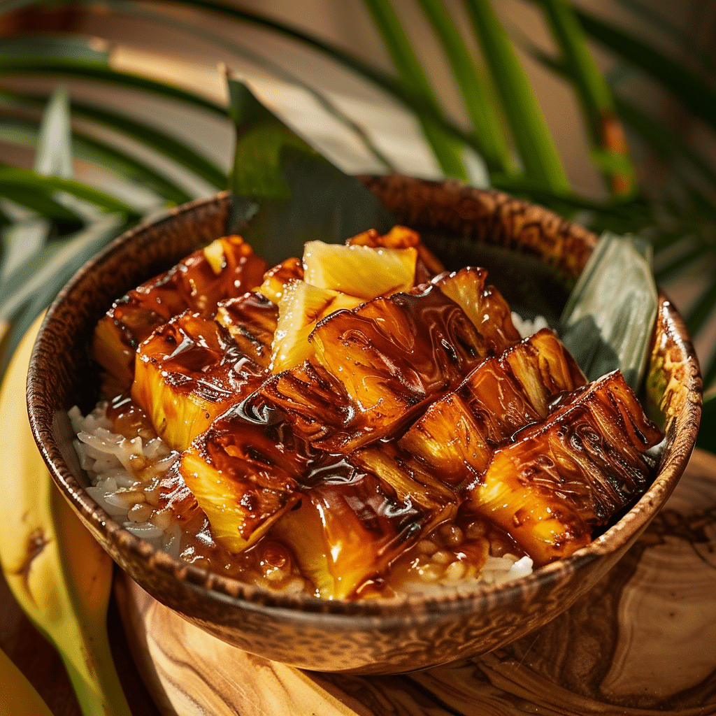 Caramelized Pineapple Rice Bowl Recipe - Recipe Image