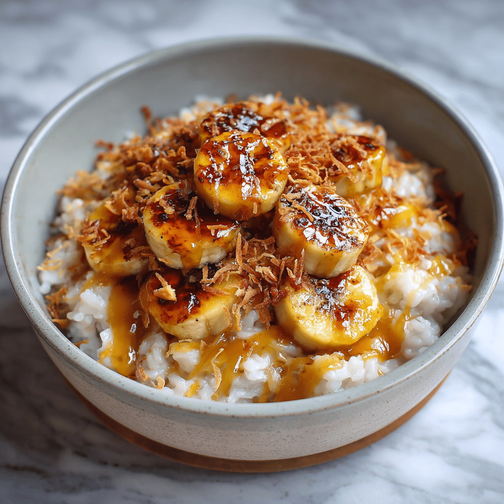 Caramel Coconut Banana Rice Indulgence Recipe - Recipe Image