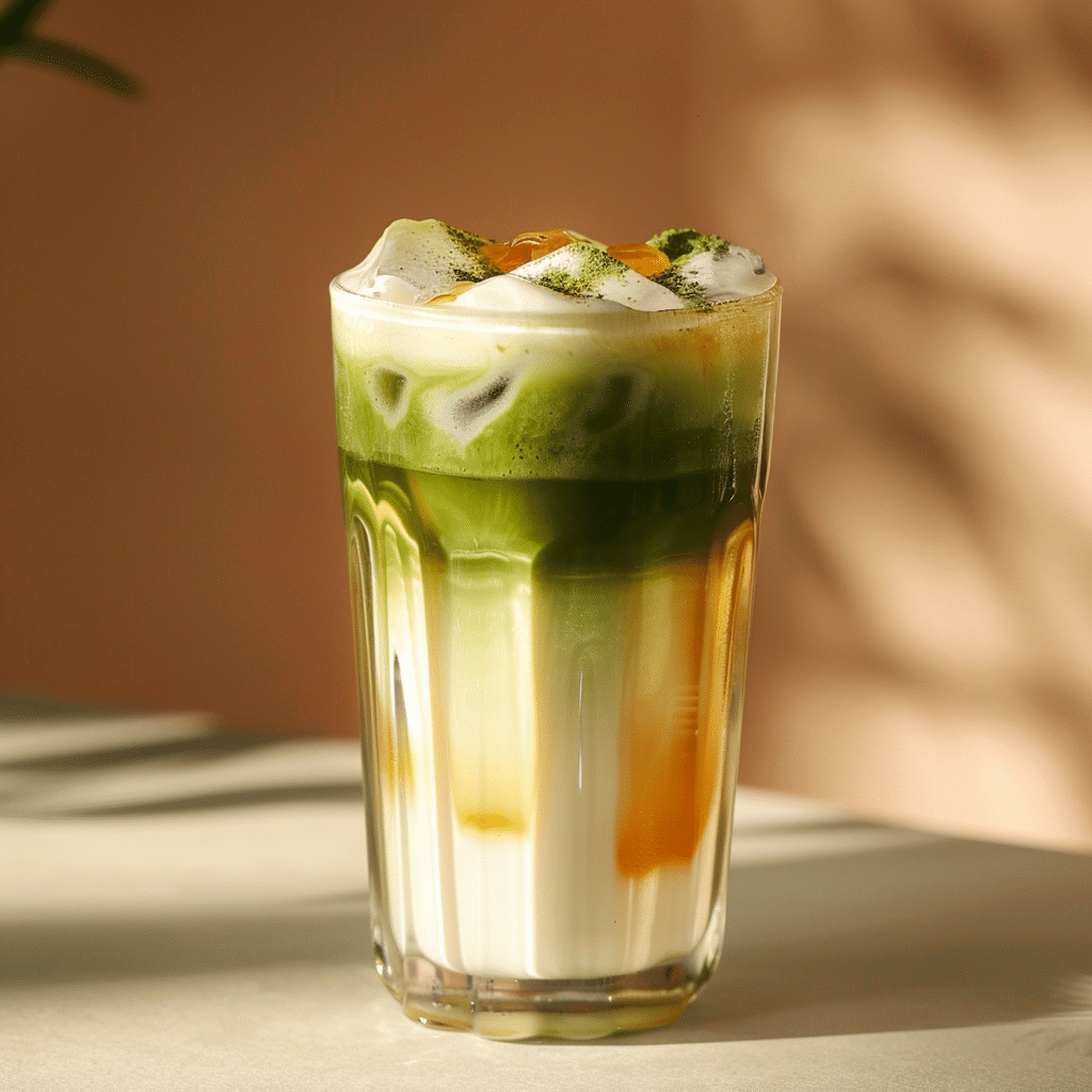 Iced Honey Matcha Latte Recipe - Recipe Image