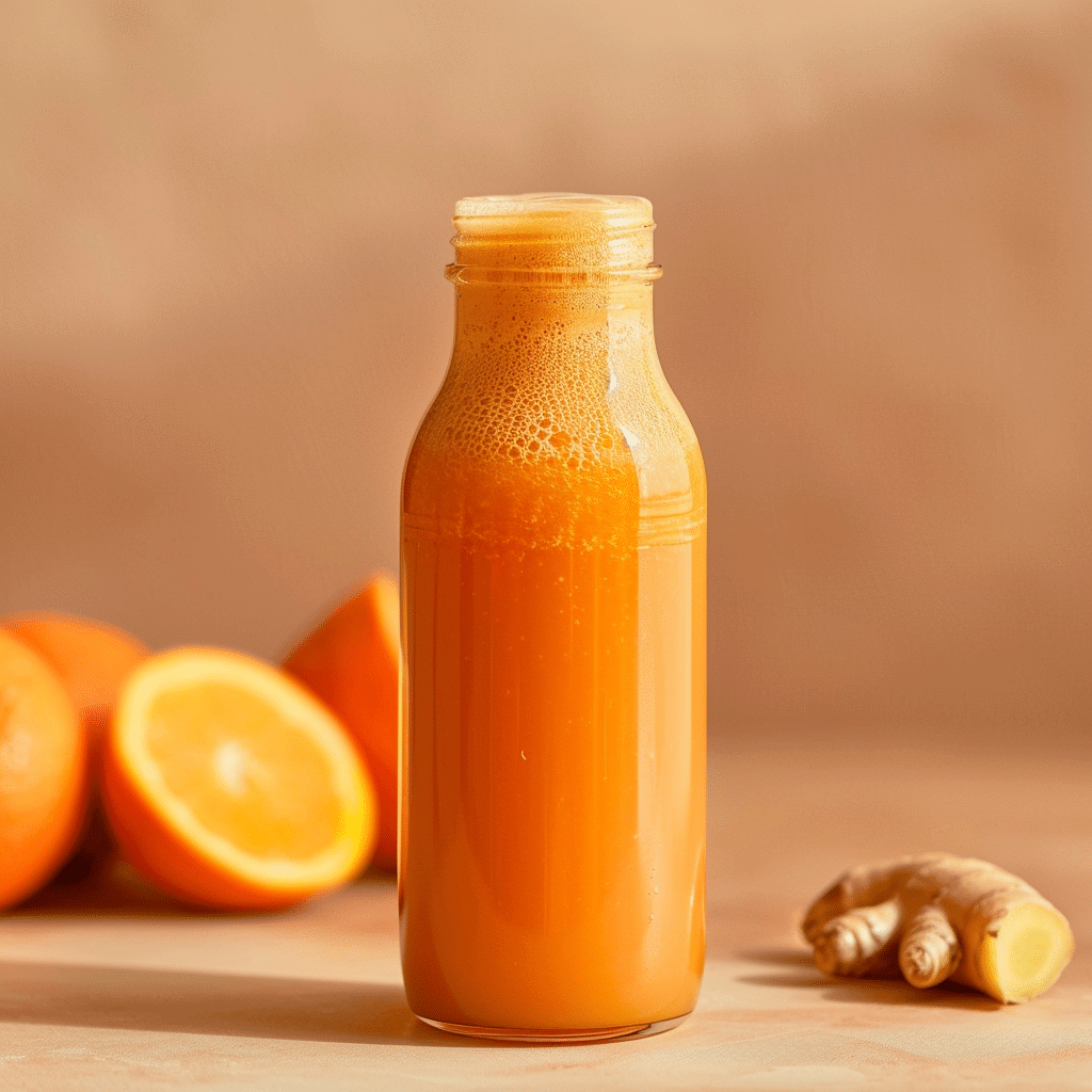 Orange Carrot Ginger Juice Recipe - Recipe Image