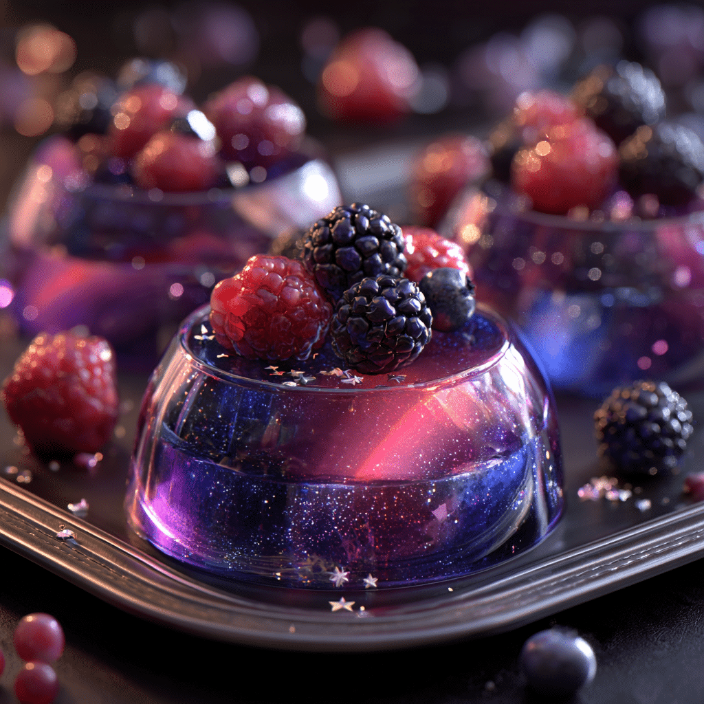 Galaxy Fruit Jelly Cups Recipe - Recipe Image
