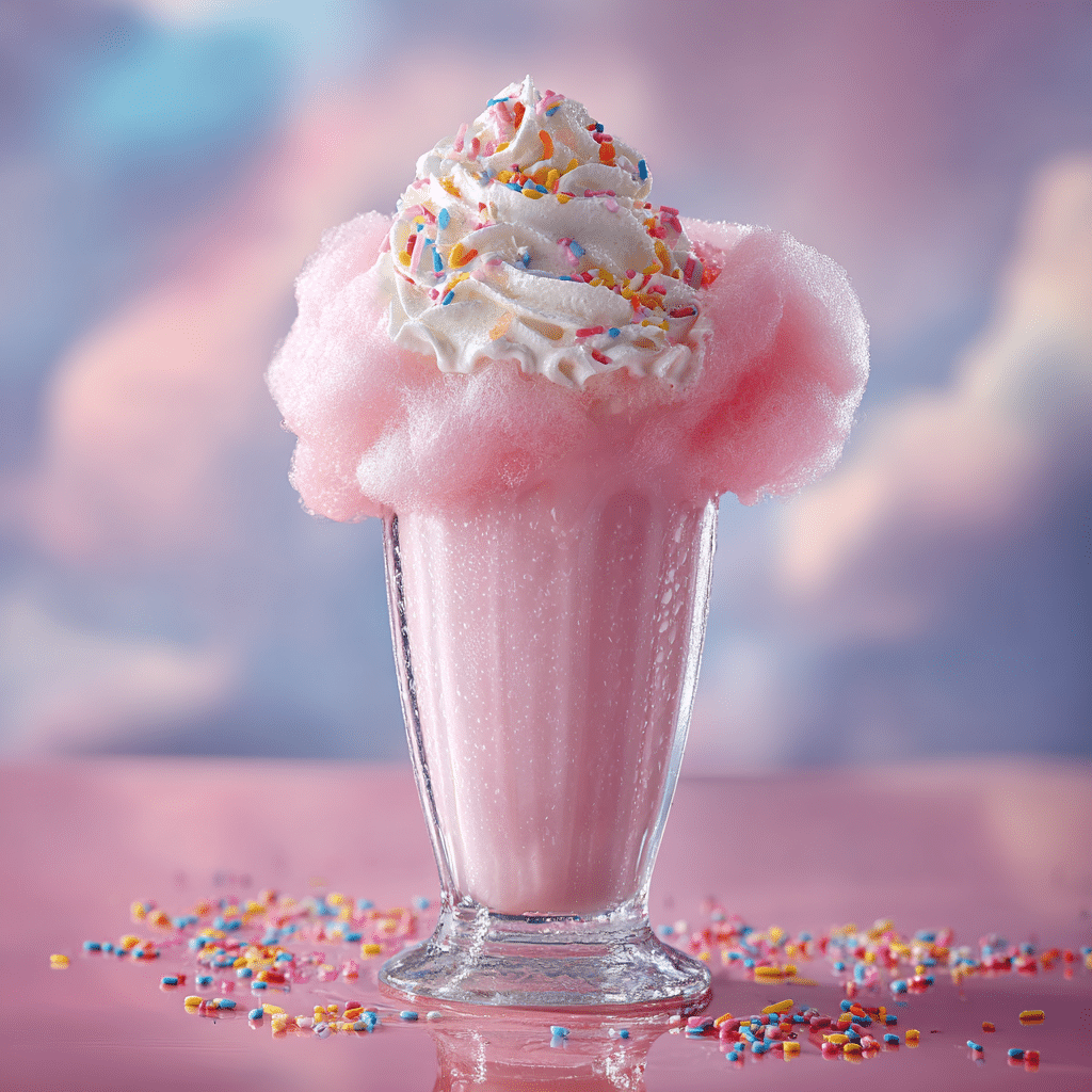Cotton Candy Milkshake Recipe - Recipe Image