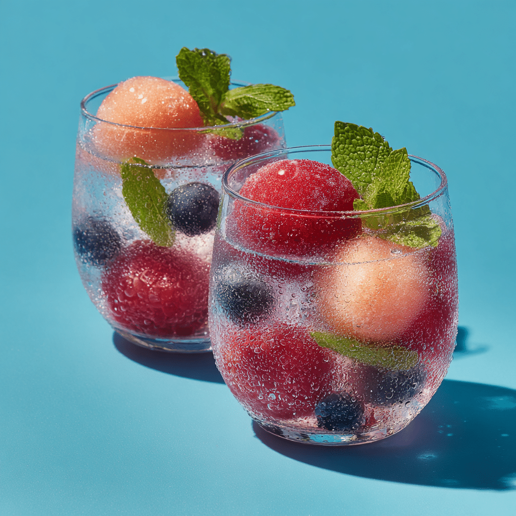 Sparkling Fruit Soda Floats Recipe - Recipe Image