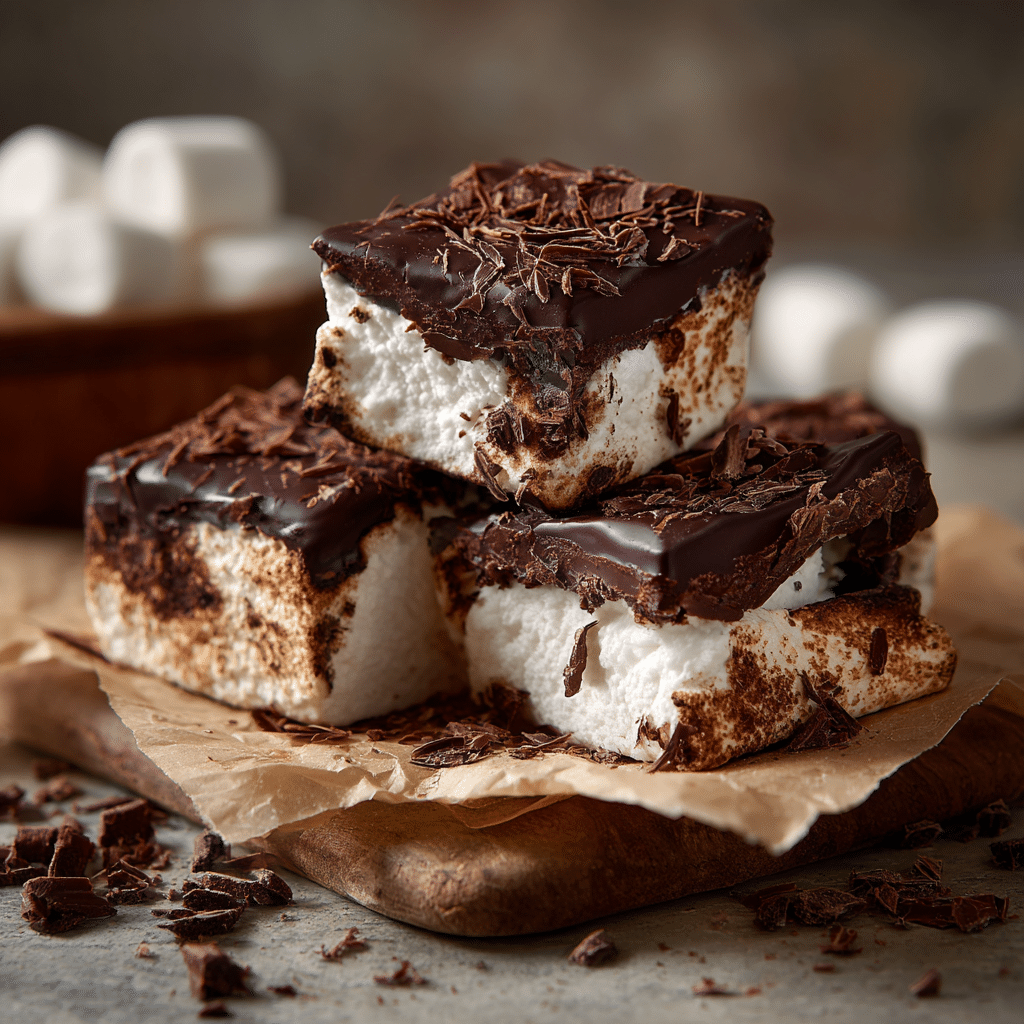 Marshmallow Chocolate Sandwiches Recipe - Recipe Image