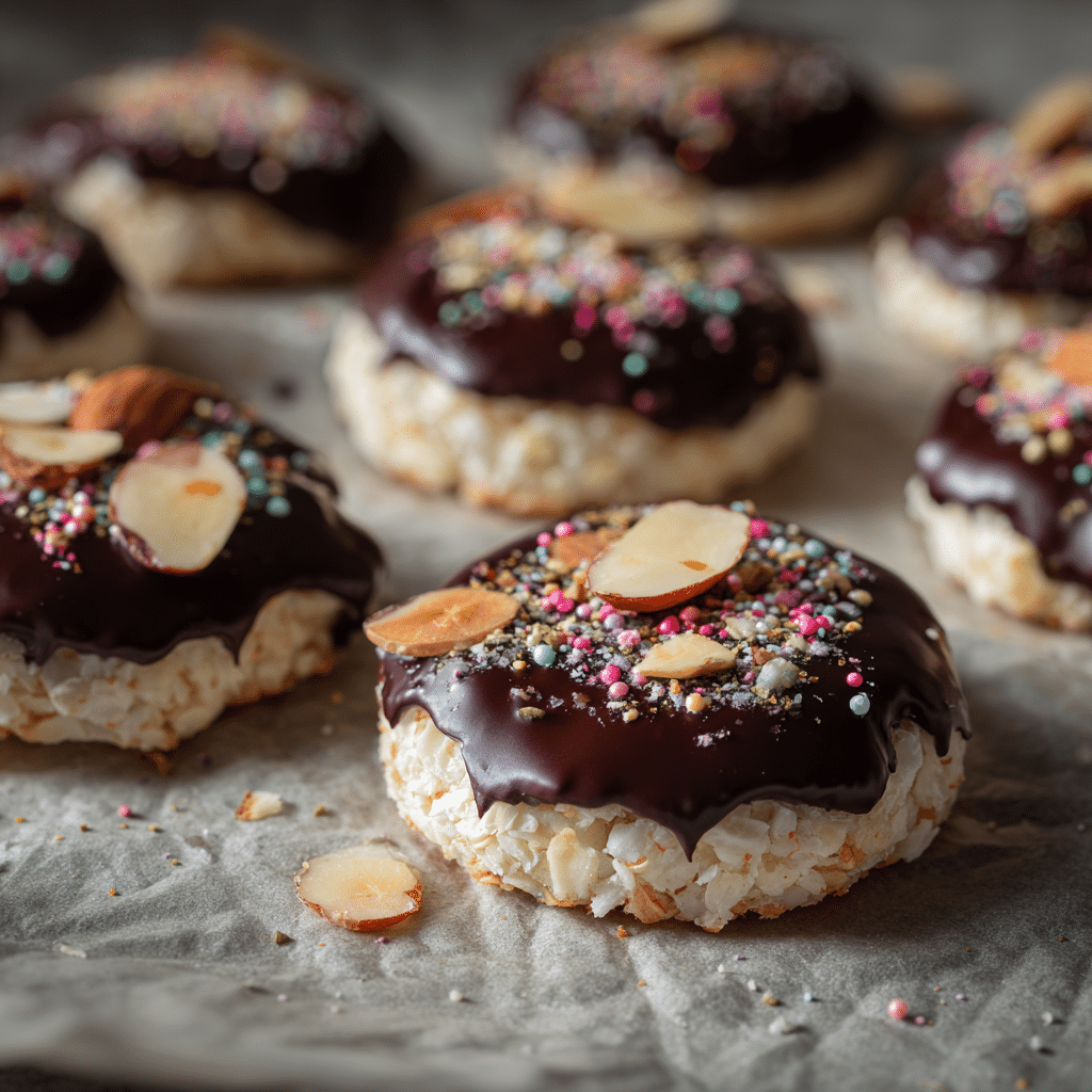 Chocolate Covered Rice Cakes Recipe - Recipe Image