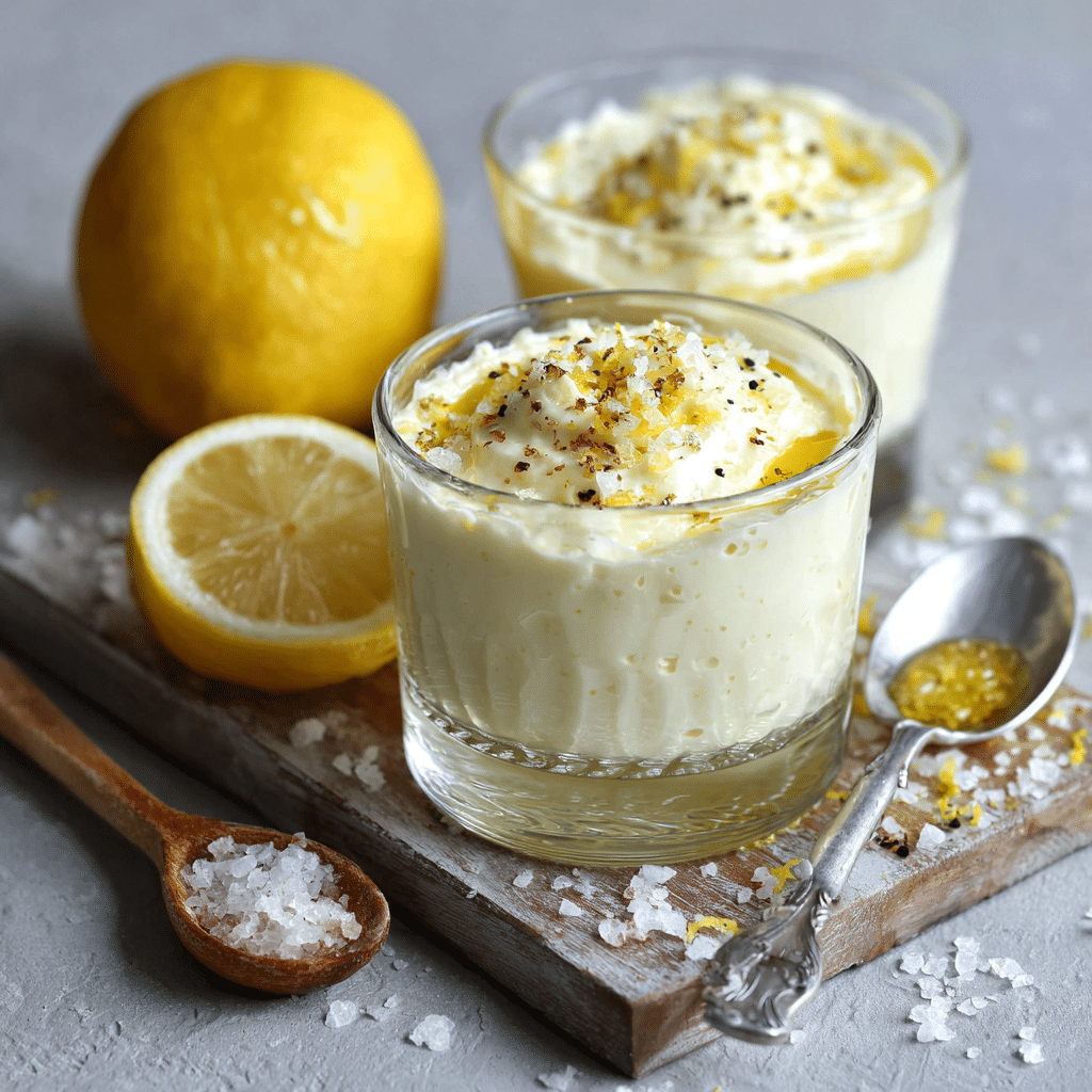 Lemon Cream with Olive Oil and Sea Salt Recipe