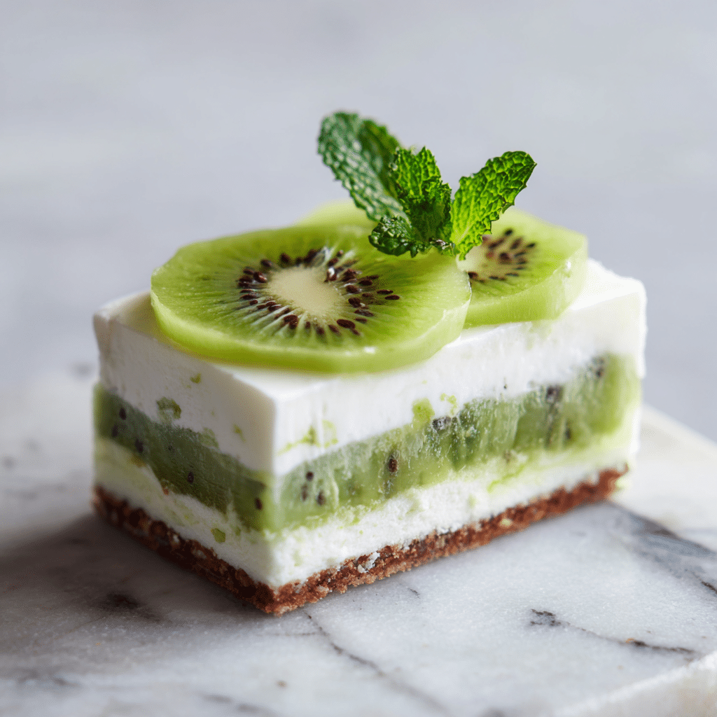 Frozen Kiwi Mint Layers Recipe - Recipe Image