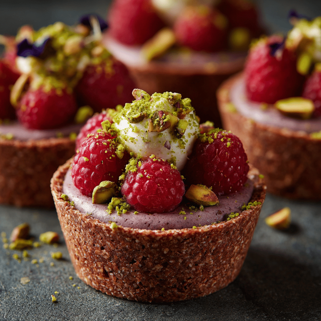 Raspberry Pistachio Dust Cups Recipe - Recipe Image