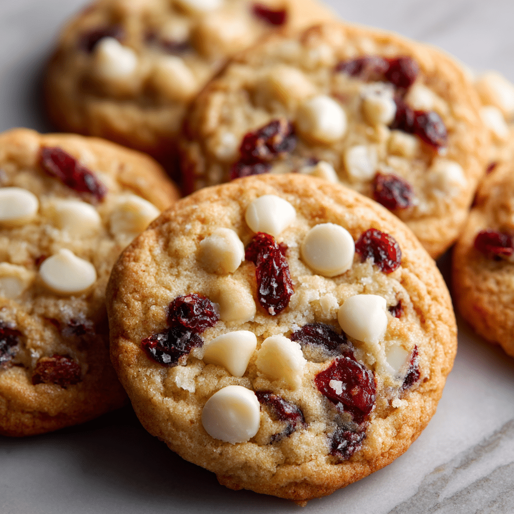 White Chocolate Cranberry Cookies Recipe - Recipe Image