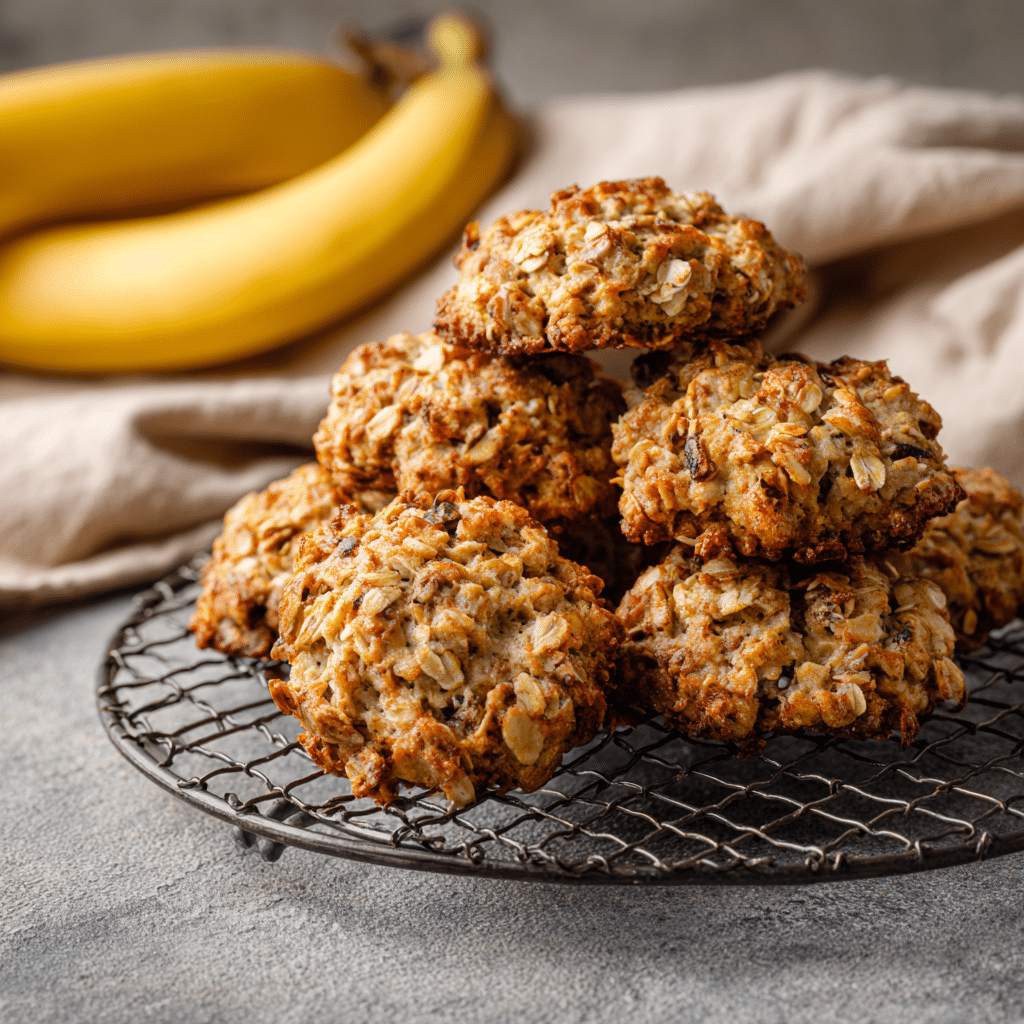 Banana Oat Cookies Recipe - Recipe Image