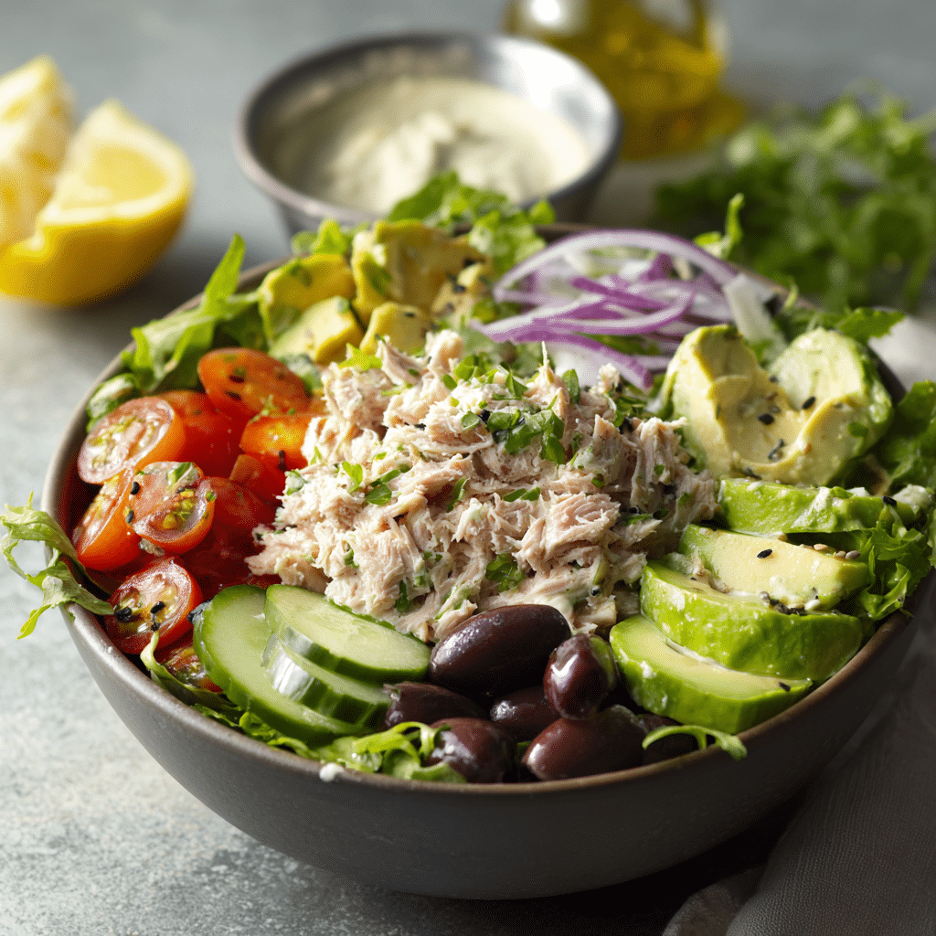 Tuna Salad Bowl Recipe - Recipe Image