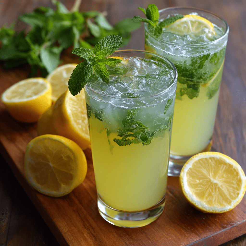 Lemon Mint Juice Recipe - Recipe Image