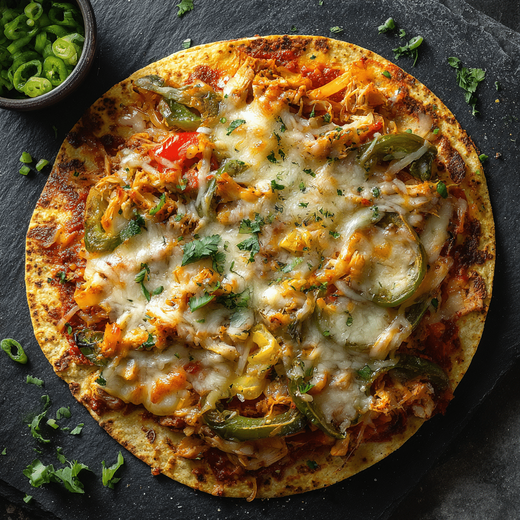Tortilla Pizza Recipe - Recipe Image