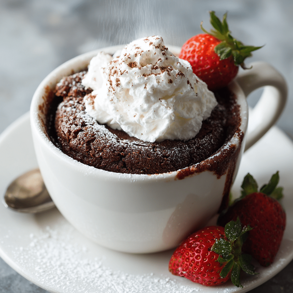 Chocolate Mug Cake Recipe - Recipe Image