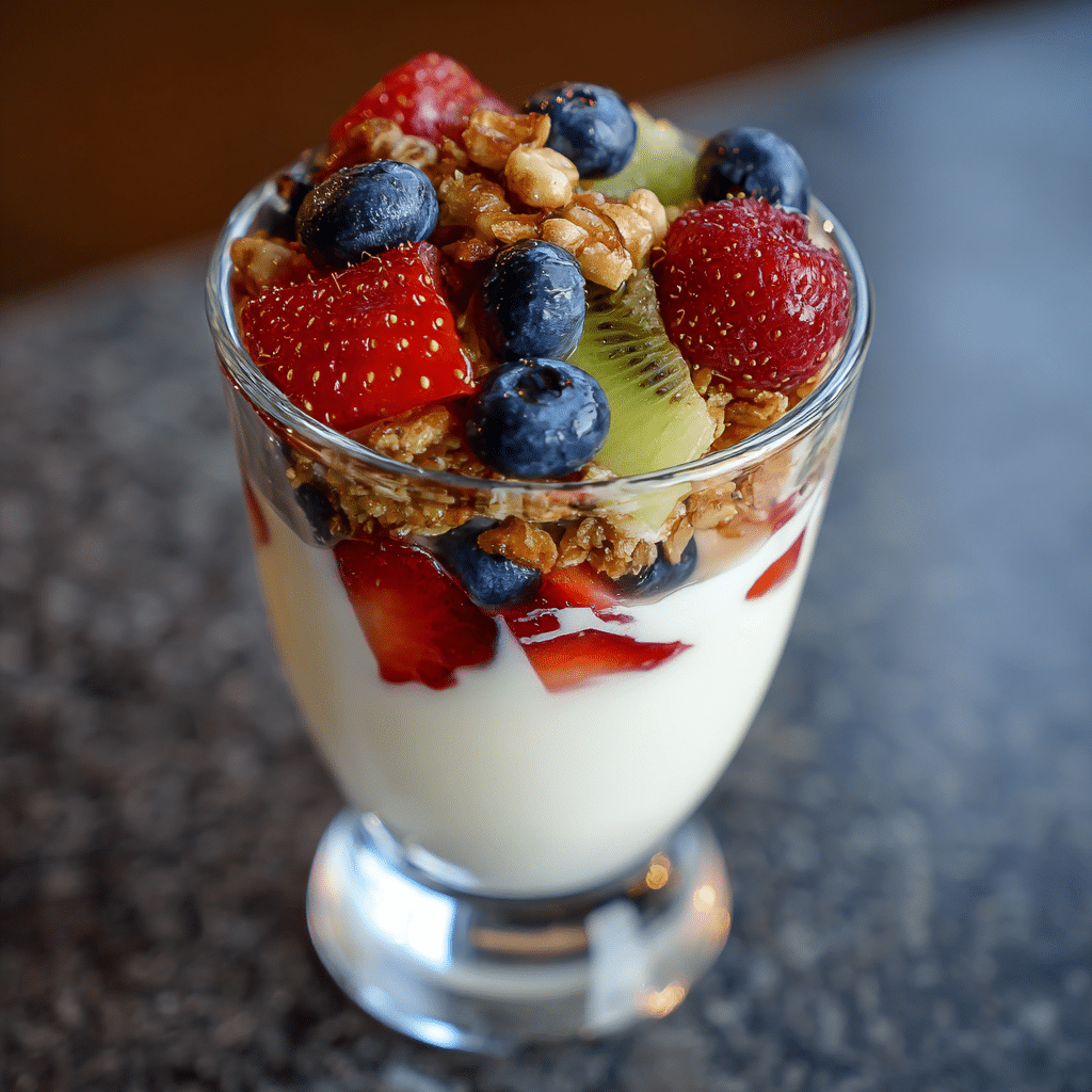 Fruit Yogurt Parfait Recipe - Recipe Image