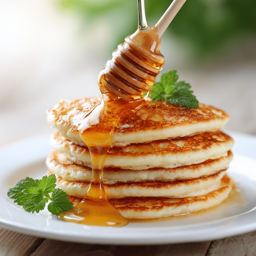 Pancakes with Honey Recipe - Recipe Image