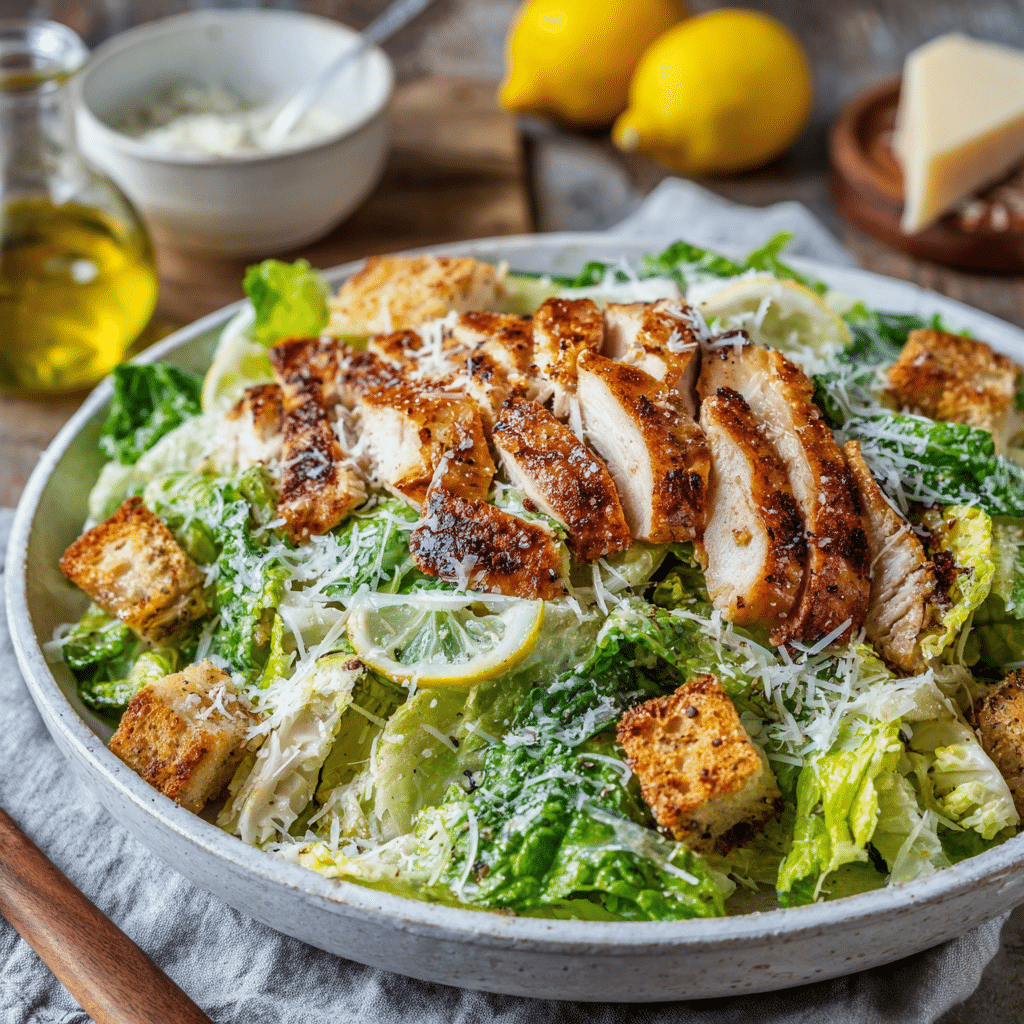 Chicken Caesar Salad Recipe - Recipe Image