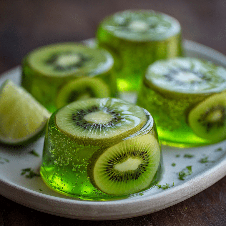 Kiwi Jelly Cups Recipe
